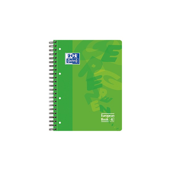 Oxford Cuaderno polipropileno School 120h A4 Cuadricula 5x5 Colores surtidos Oxford Cuaderno polipropileno School 120h A4 Cuadricula 5x5 Colores surtidos