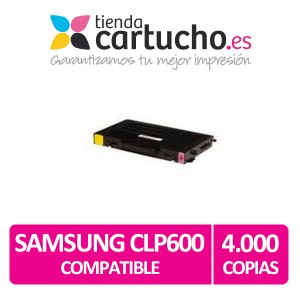 Toner NEGRO SAMSUNG CLP600 compatible, sustituye al toner original CLP-K600A/EL PERTENENCIENTE A LA REFERENCIA Toner Samsung CLP-600