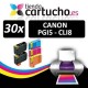 PACK 30 (ELIJA COLORES) CARTUCHOS COMPATIBLES CANON PGI-5 CLI-8