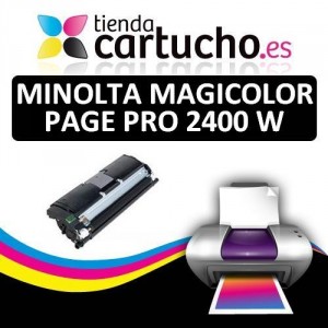 Toner NEGRO MINOLTA PAGE PRO 2400W compatible, sustituye al toner original 1710589004 PERTENENCIENTE A LA REFERENCIA Cartouches Konica Minolta Page Pro 2400W