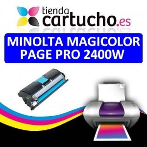 Toner NEGRO MINOLTA PAGE PRO 2400W compatible, sustituye al toner original 1710589004 PERTENENCIENTE A LA REFERENCIA Cartouches Konica Minolta Page Pro 2400W