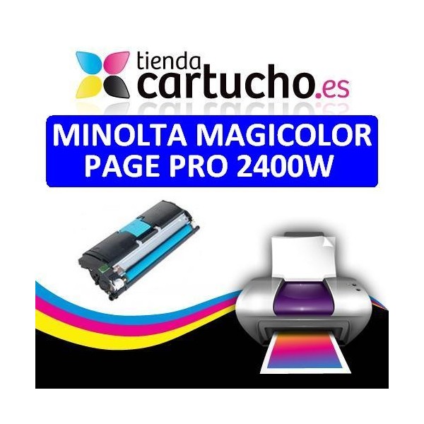 Toner CYAN MINOLTA PAGE PRO 2400W compatible, remplacer le toner original 1710589003 Toner CYAN MINOLTA PAGE PRO 2400W compatible, remplacer le toner original 1710589003