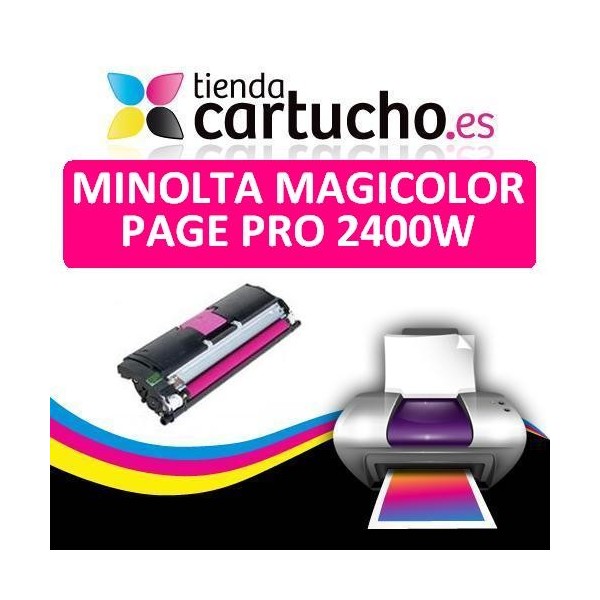 Toner MAGENTA MINOLTA PAGE PRO 2400W compatible, remplacer le toner original 1710589004 Toner MAGENTA MINOLTA PAGE PRO 2400W compatible, remplacer le toner original 1710589004