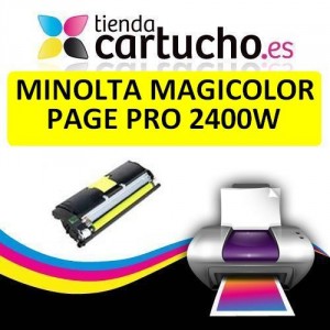 Toner NEGRO MINOLTA PAGE PRO 2400W compatible, sustituye al toner original 1710589004 PERTENENCIENTE A LA REFERENCIA Cartouches Konica Minolta Page Pro 2400W
