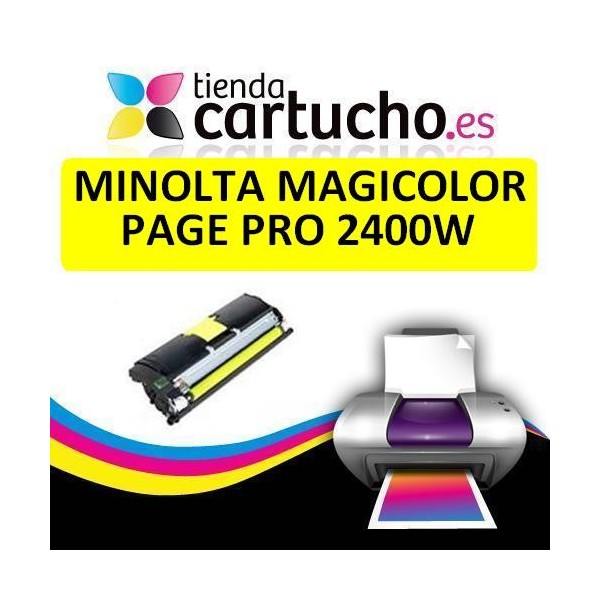 Toner JAUNE MINOLTA PAGE PRO 2400W compatible, remplacer le toner original 1710589005 Toner JAUNE MINOLTA PAGE PRO 2400W compatible, remplacer le toner original 1710589005