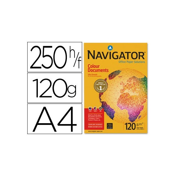 UNIPAPEL Papel Colour Documents 250h 120 g. A4 UNIPAPEL Papel Colour Documents 250h 120 g. A4