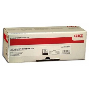 OKI TONER LASER NEGRO 2.200 PAGINAS C/301/321/MC332/MC342  PARA LA IMPRESORA Toner OKI C301DN