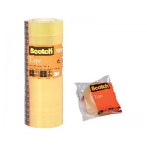 SCOTCH Cinta adhesiva Transparente 508  19 mmx33mm  Bolsa individual